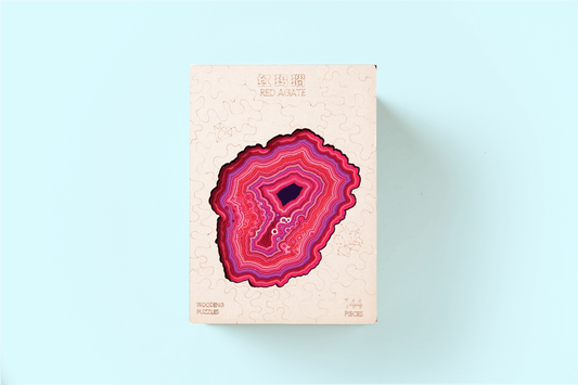 拼吧 Pinbar - 線上客製化拼圖第一品牌,各式尺寸客製化拼圖、零售特色拼圖、台灣印製送禮優選 - 異形木質拼圖-紅瑪瑙 - 異形木質拼圖 - 拼圖 - 木質拼圖 - 異形拼圖