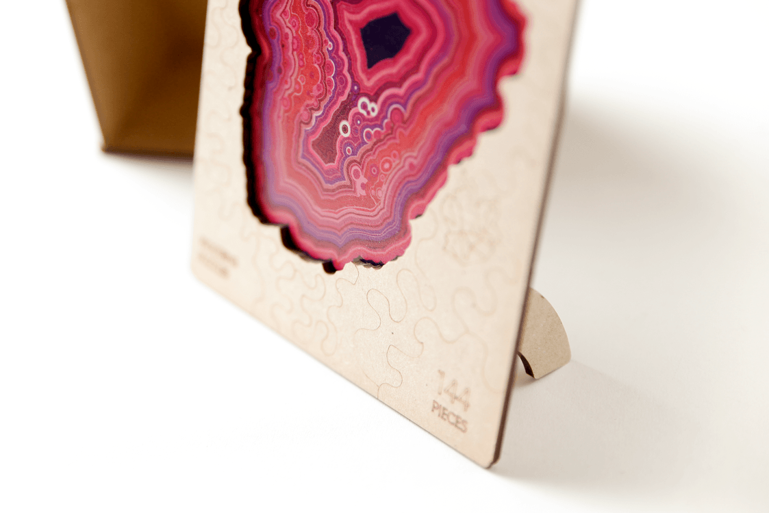 拼吧 Pinbar - 線上客製化拼圖第一品牌,各式尺寸客製化拼圖、零售特色拼圖、台灣印製送禮優選 - 異形木質拼圖-紅瑪瑙 - 異形木質拼圖 - 拼圖 - 木質拼圖 - 異形拼圖