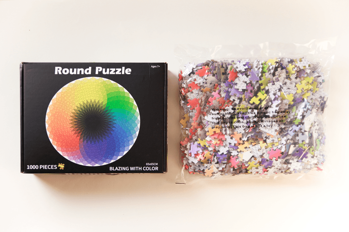 拼吧 Pinbar - 線上客製化拼圖第一品牌,各式尺寸客製化拼圖、零售特色拼圖、台灣印製送禮優選 - 圓形拼圖-千色彩虹1000片 - 圓形拼圖 - 1000片拼圖 - 圓形拼圖 - 拼圖