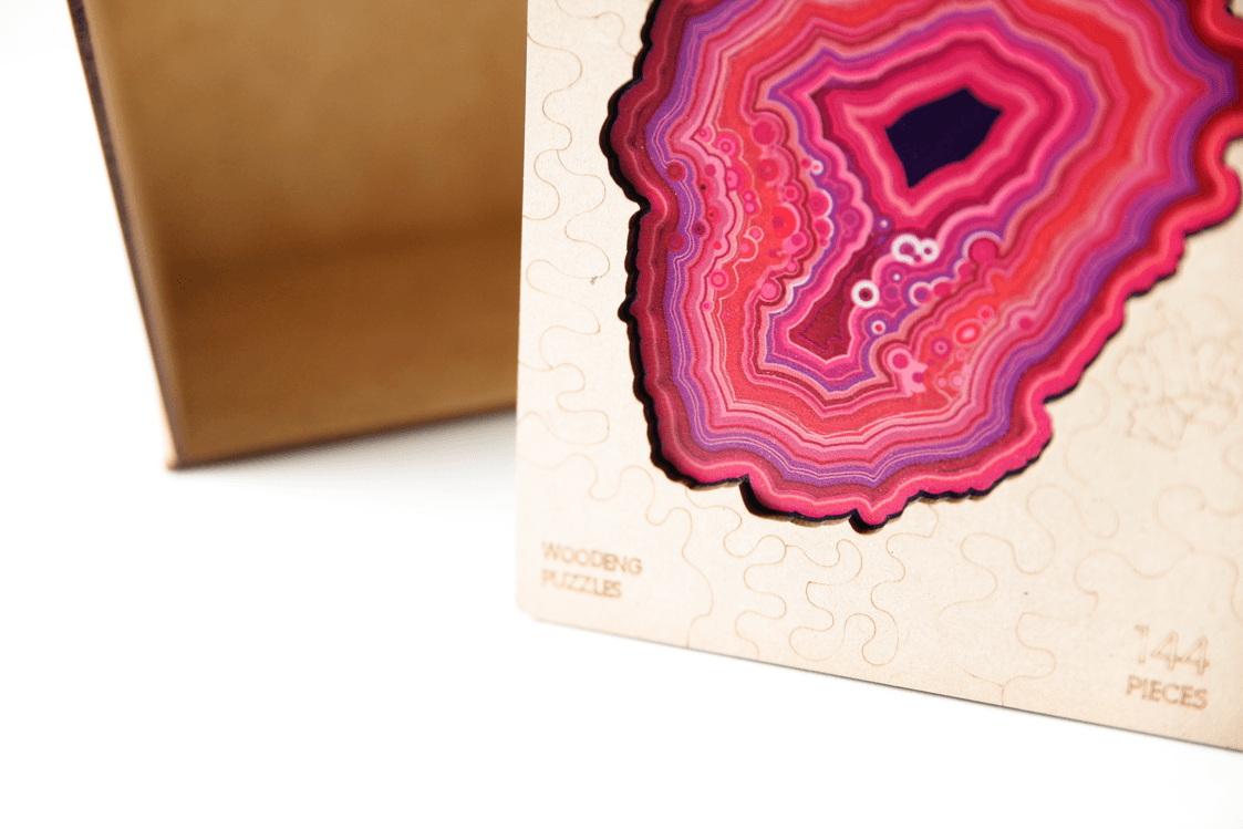 拼吧 Pinbar - 線上客製化拼圖第一品牌,各式尺寸客製化拼圖、零售特色拼圖、台灣印製送禮優選 - 異形木質拼圖-紅瑪瑙 - 異形木質拼圖 - 拼圖 - 木質拼圖 - 異形拼圖