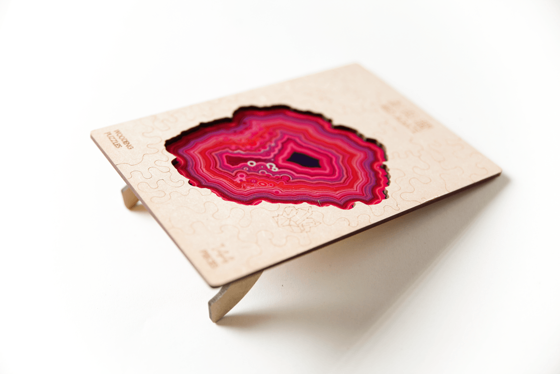 拼吧 Pinbar - 線上客製化拼圖第一品牌,各式尺寸客製化拼圖、零售特色拼圖、台灣印製送禮優選 - 異形木質拼圖-紅瑪瑙 - 異形木質拼圖 - 拼圖 - 木質拼圖 - 異形拼圖