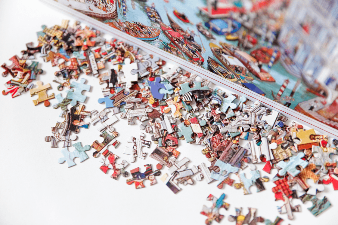 拼吧 Pinbar - 線上客製化拼圖第一品牌,各式尺寸客製化拼圖、零售特色拼圖、台灣印製送禮優選 - 紙質拼圖-擁擠運河1000 片 - 紙質拼圖 - 1000片拼圖 - 拼圖 - 紙質拼圖