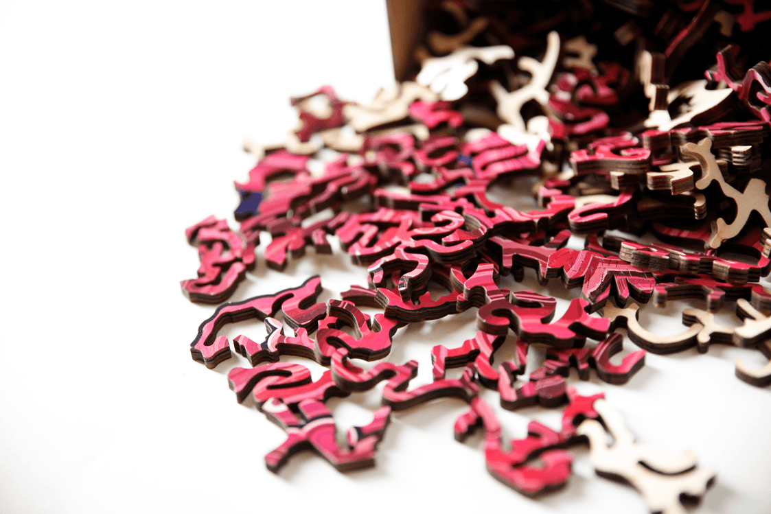 拼吧 Pinbar - 線上客製化拼圖第一品牌,各式尺寸客製化拼圖、零售特色拼圖、台灣印製送禮優選 - 異形木質拼圖-紅瑪瑙 - 異形木質拼圖 - 拼圖 - 木質拼圖 - 異形拼圖